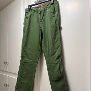 Dickies green carpenter pants - size 9/29